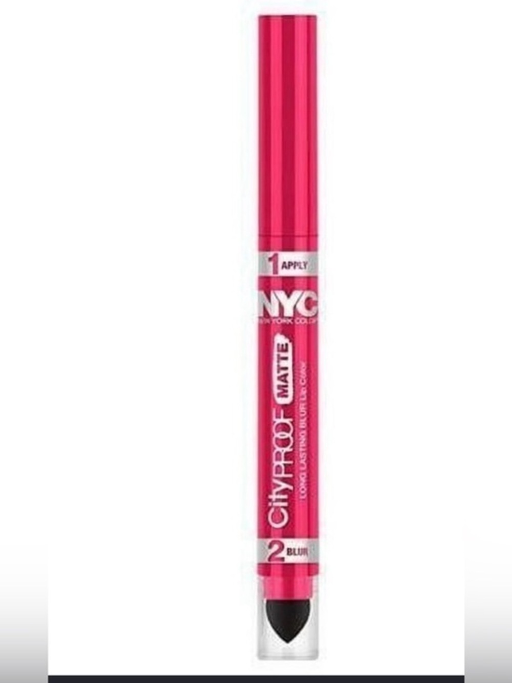 NYC FASHION FUCHSIA Matte Liquid Lip CRAYON Dual-Ended
